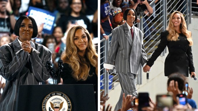 kelly rowland beyonce kamala harris texas rally